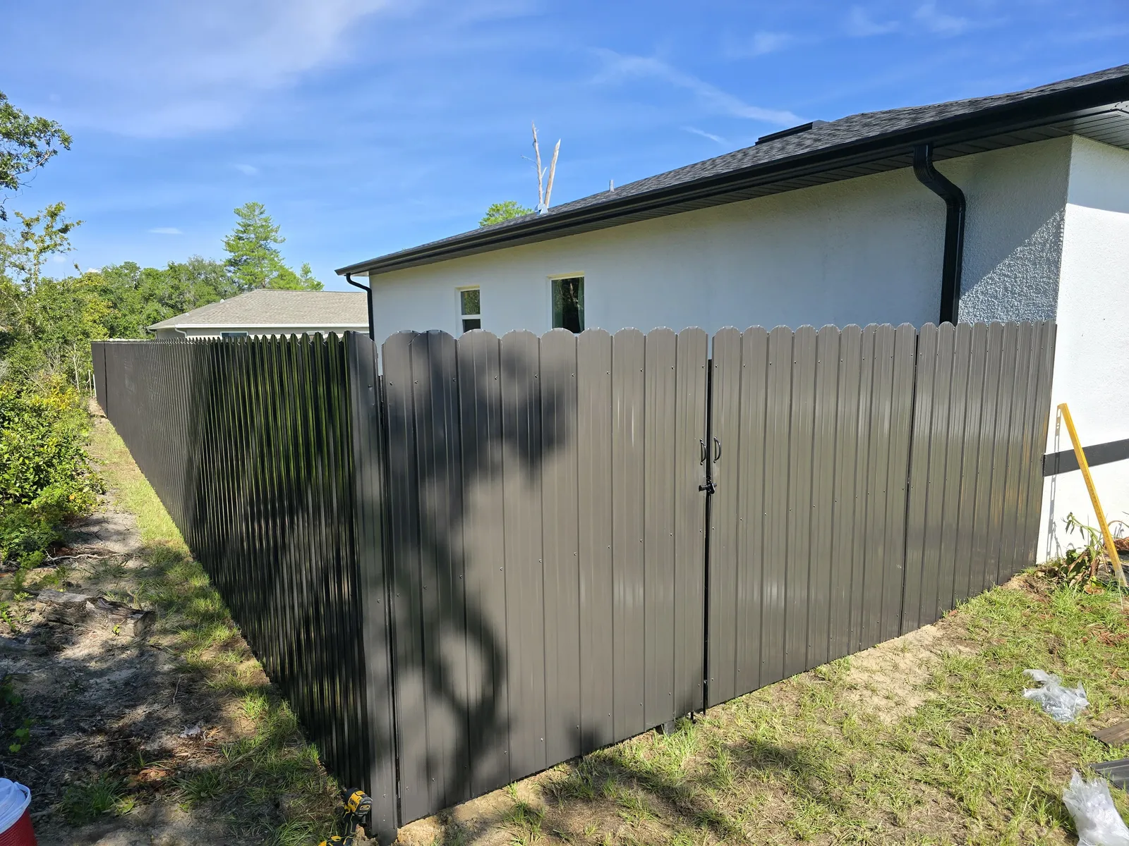 Durafence, bronze corner by Crystalline Home Improvement in Central Florida