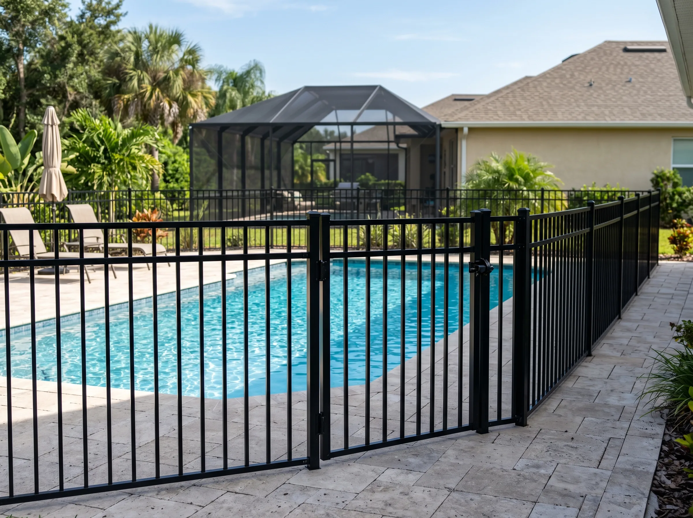 Pool fence to code in Central Florida