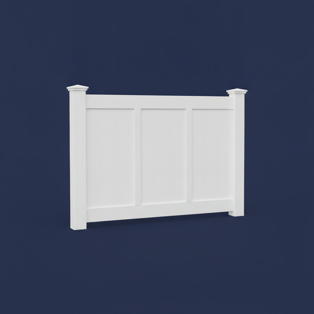 Vinyl fence